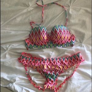 Victoria’s Secret Ruffle Cheeky Bikini